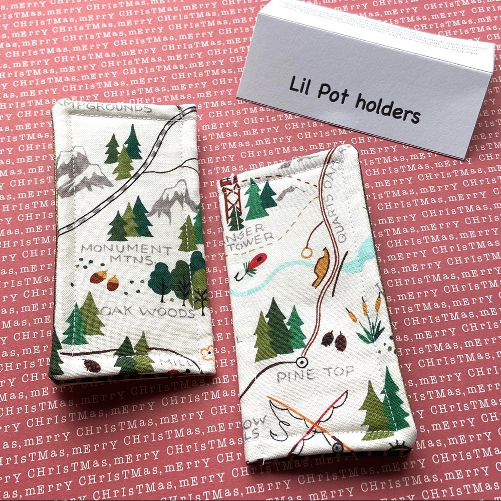HANDMADE Lil Potholders-Travel/Camping NEW